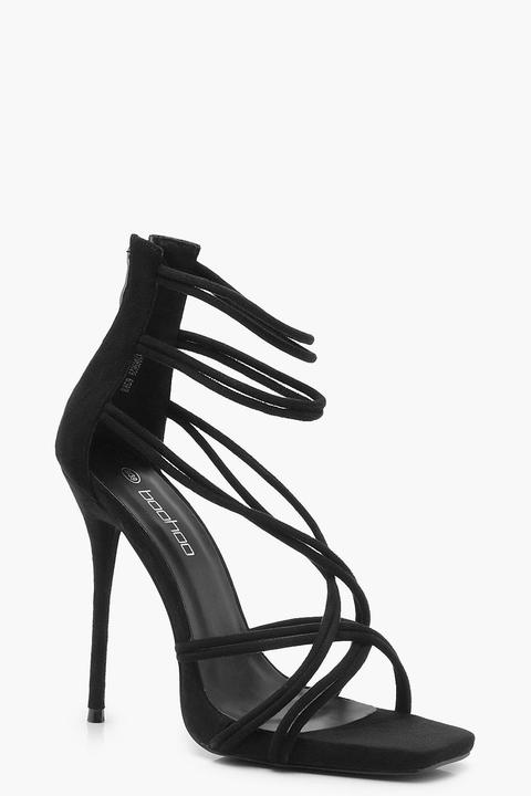 Strappy Cage Sandals