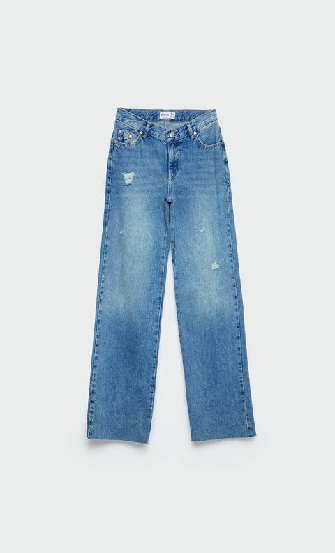 Jeans Straight Cintura V