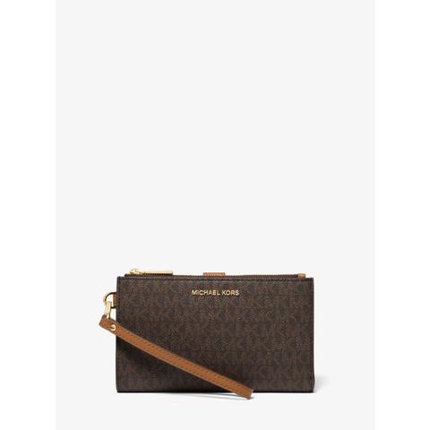 Mkcartera Adele Con Logotipo Y Compartimento Para Smartphone - Marrón(marrón) - Michael Kors