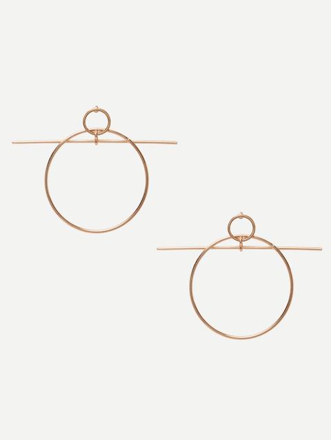 Golden Geometric Earrings