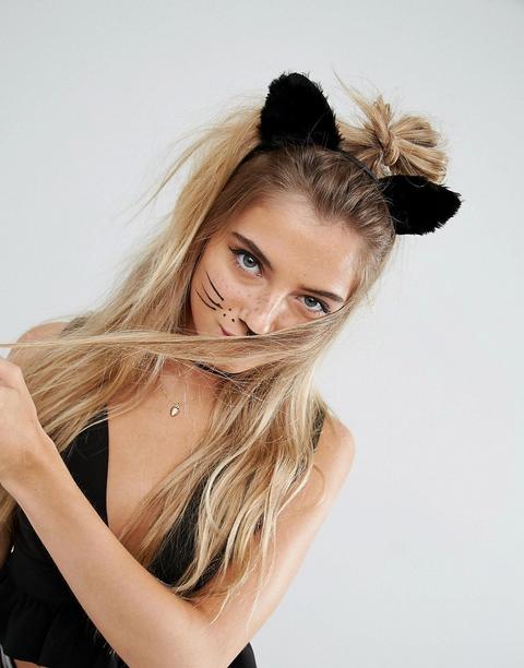 Diadema Con Diseño De Halloween De Orejitas Esponjosas De Asos
