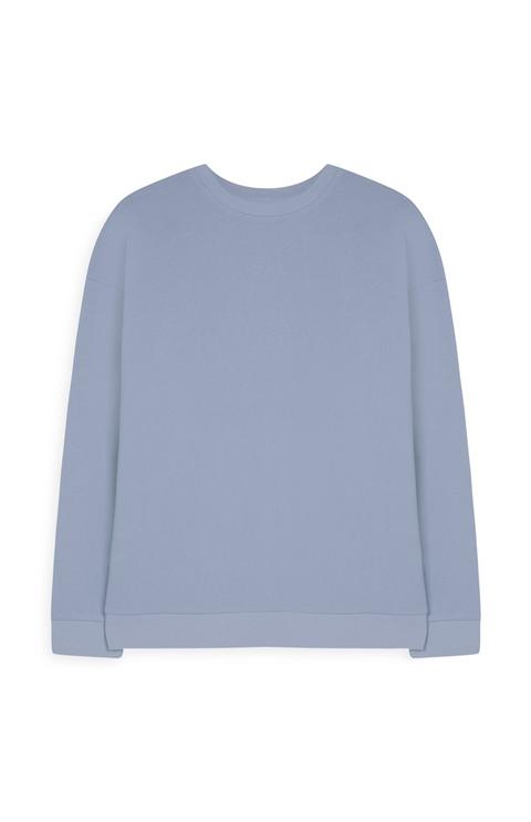 Felpa Blu Oversize