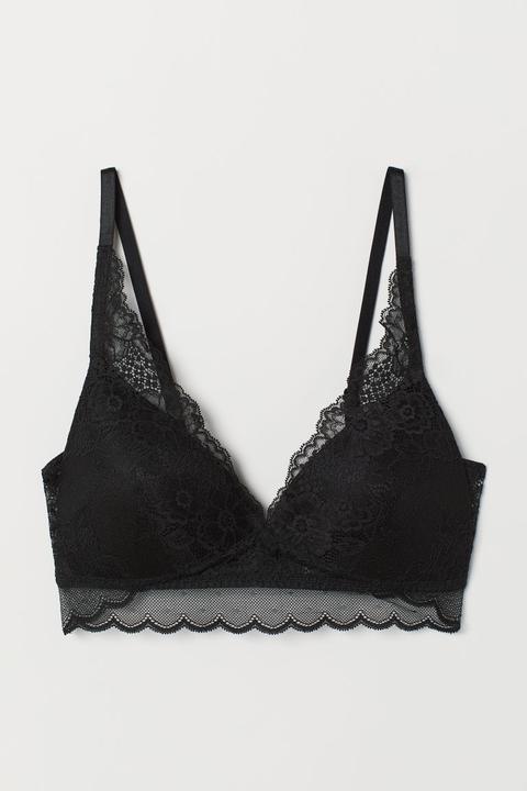 Soutien-gorge En Dentelle - Noir