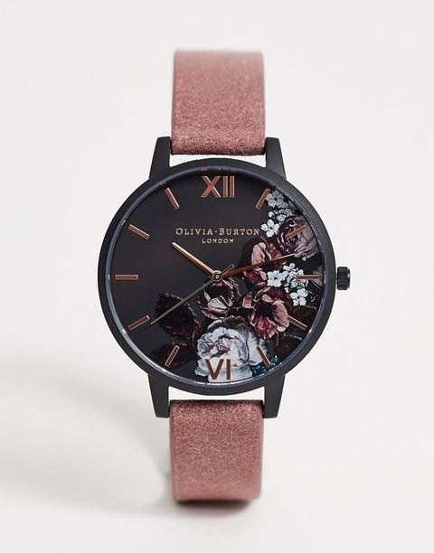 Reloj De Cuero Rosa Shoreditch De Olivia Burton