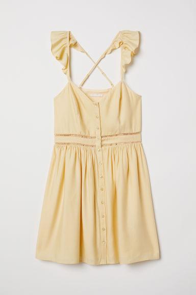 H & M - Vestido Corto - Amarillo