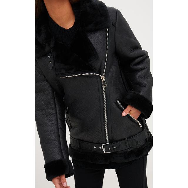 black pu jacket