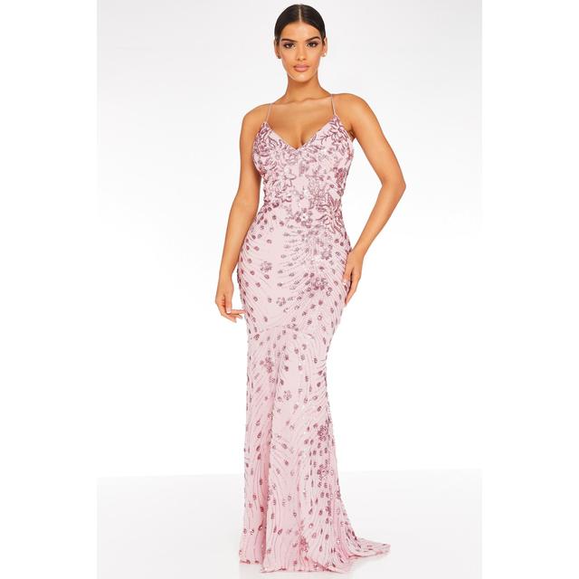 quiz lilac maxi dress