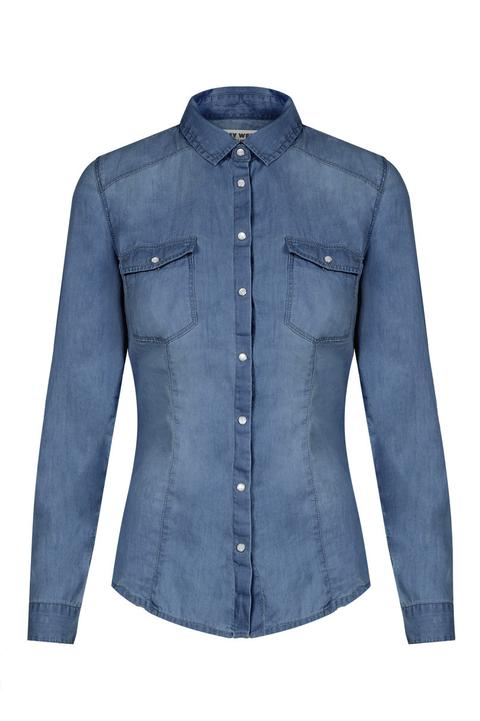 Camicia In Jeans Blu