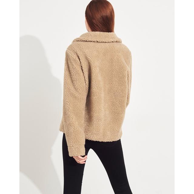 oversized faux fur coat hollister