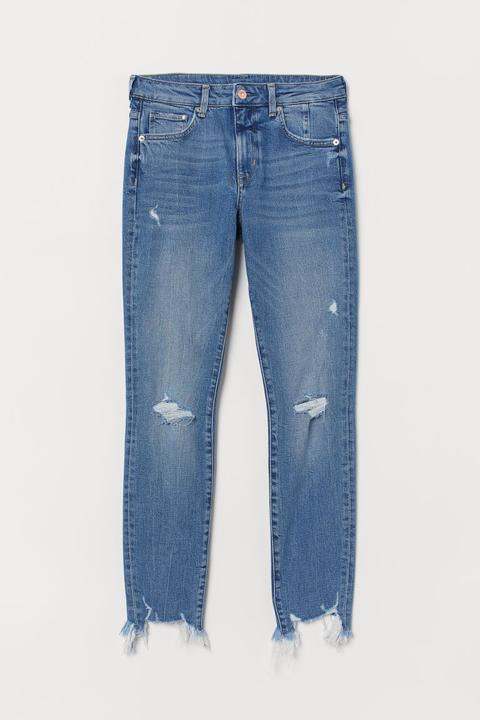 H & M - Skinny High Ankle Jeans - Blue