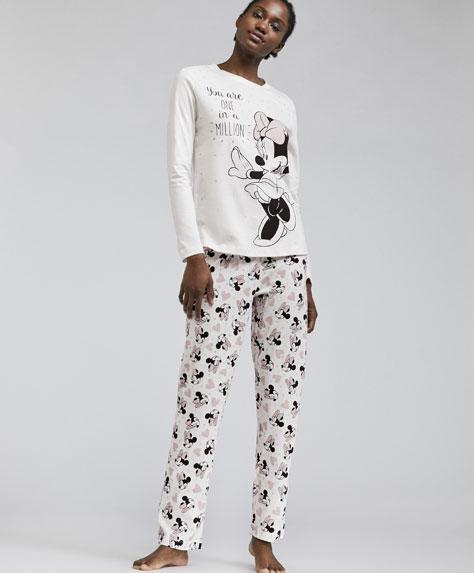 Pantaloni Minnie Con Cuori