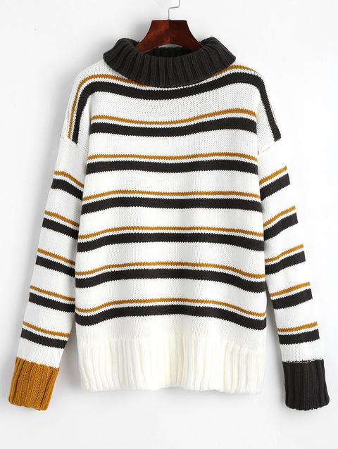 Maglione Pullover Maglione Con Strisce