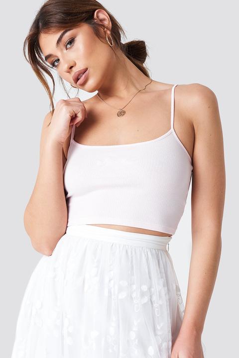 Embroidered Crop Top