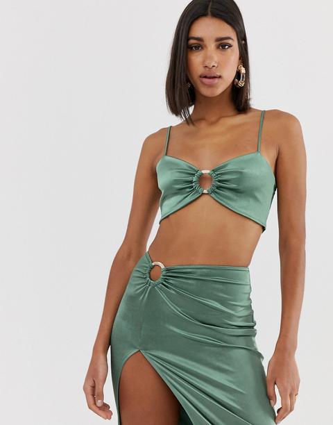 Asos Design - Brassière Avec Anneau (ensemble