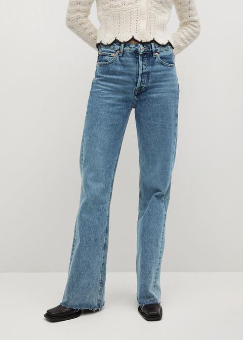 Jeans Tiro Alto Wideleg