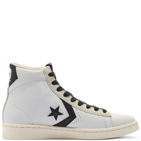 Converse Pro Leather Mid White, Black