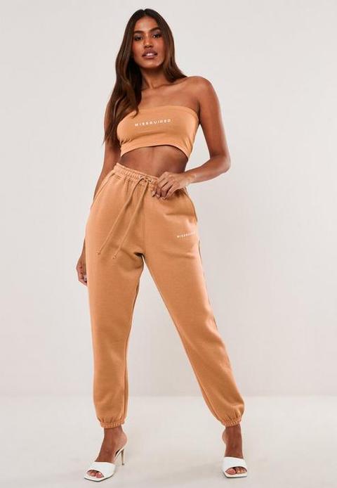 Orange Missguided Oversized 90s Joggers, Orange