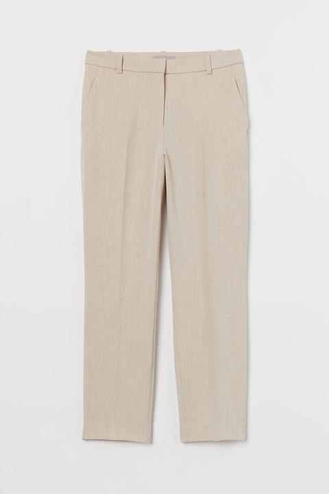 Pantalon Cigarette - Beige