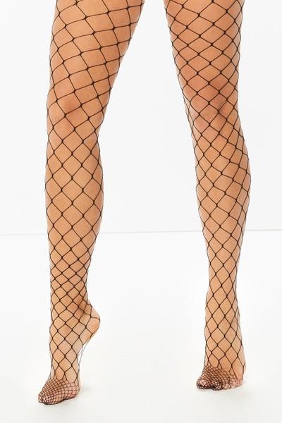 Danni Black Diamond Fishnet Tights