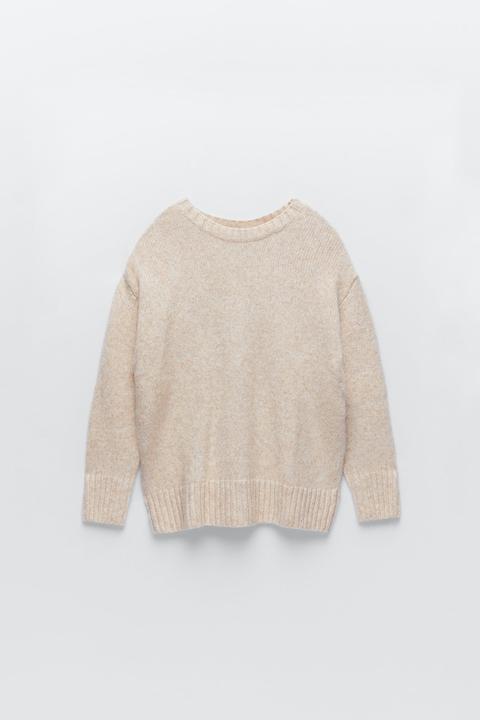 Oversized Knit Sweater Trf