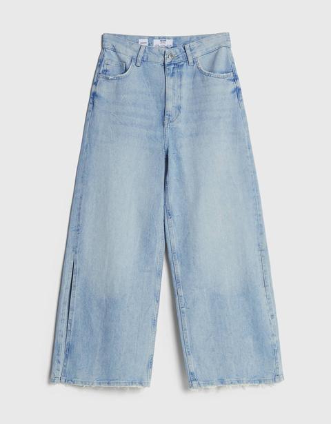 Jeans Culotte Aberturas