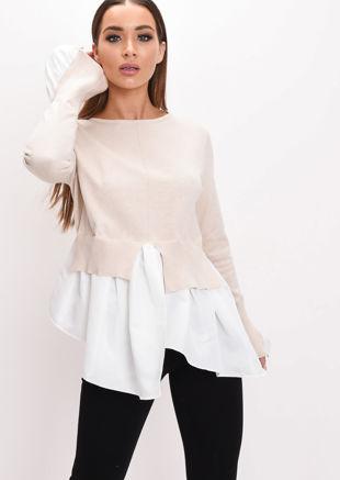 frill shirt jumper