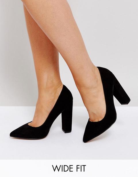 Asos - Phantom - Scarpe Con Tacco Alto Wide Fit - Nero