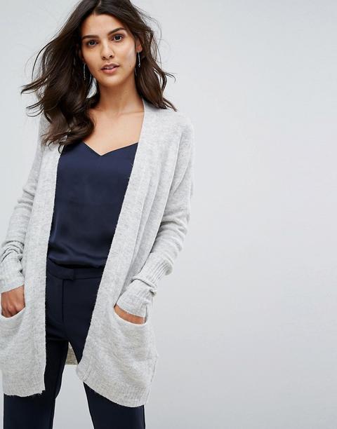 Y.a.s - Cardigan Lungo - Grigio