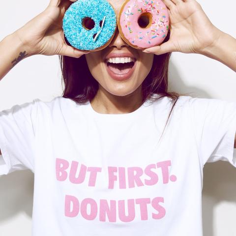 Crop T-shirt Donuts