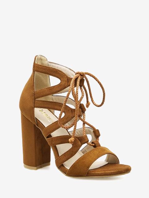 Strappy Block Heel Sandals