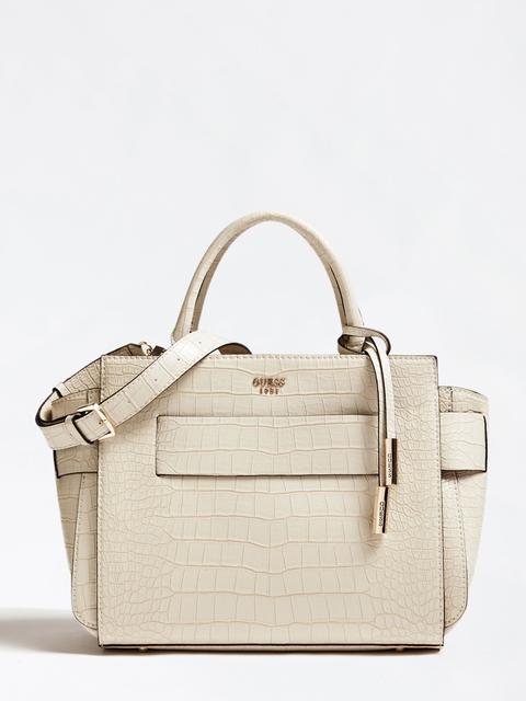 croc print bag