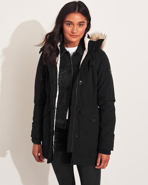 Cozy-lined Parka from Hollister on 21 Buttons