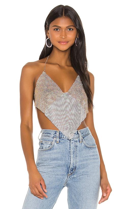 Superdown - Paola Halter Crop Top