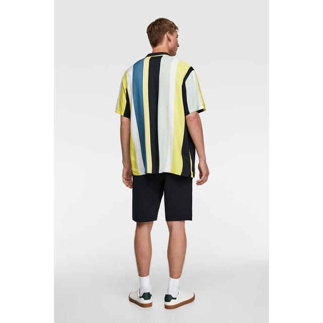 zara vertical striped shirt