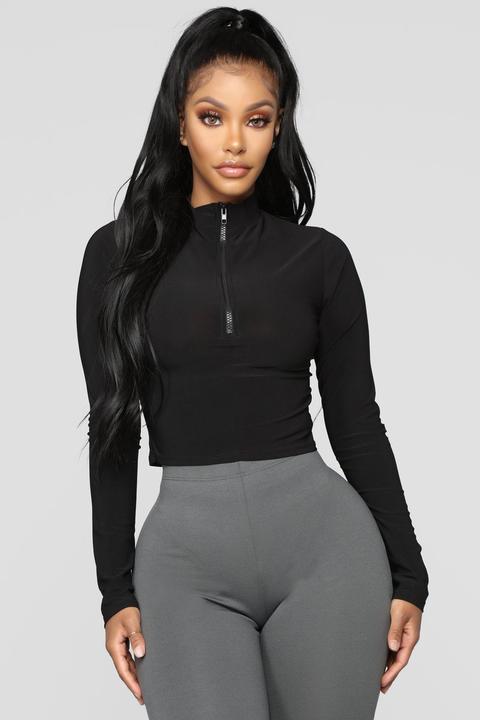 She Looks Like Fun Top - Black from Fashion Nova on 21 Buttons