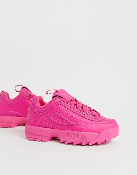 zapatillas fila rosa pastel