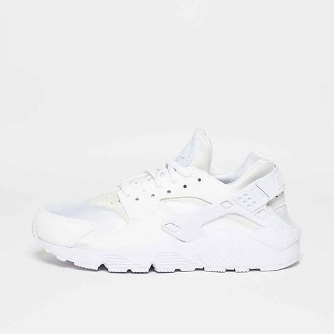 Wmns Air Huarache Run W White/white