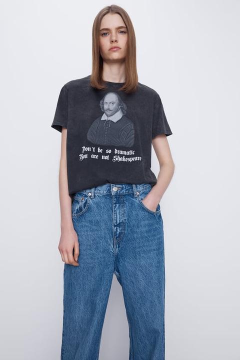 zara shakespeare t shirt