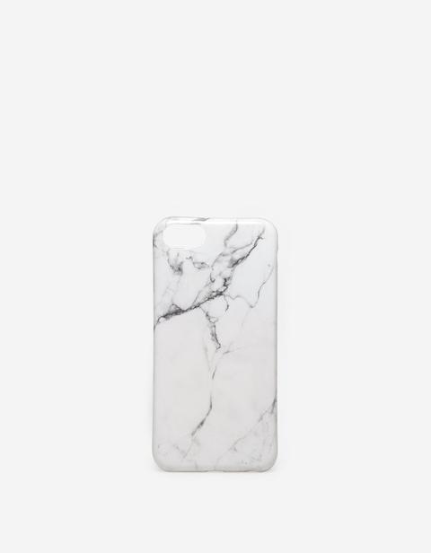 Custodia Cellulare Effetto Marmo Iphone 6/7 Ecru