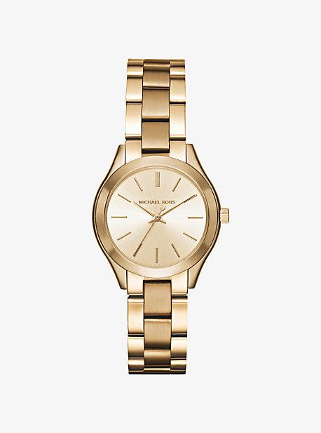 Mini Slim Runway Gold-tone Watch