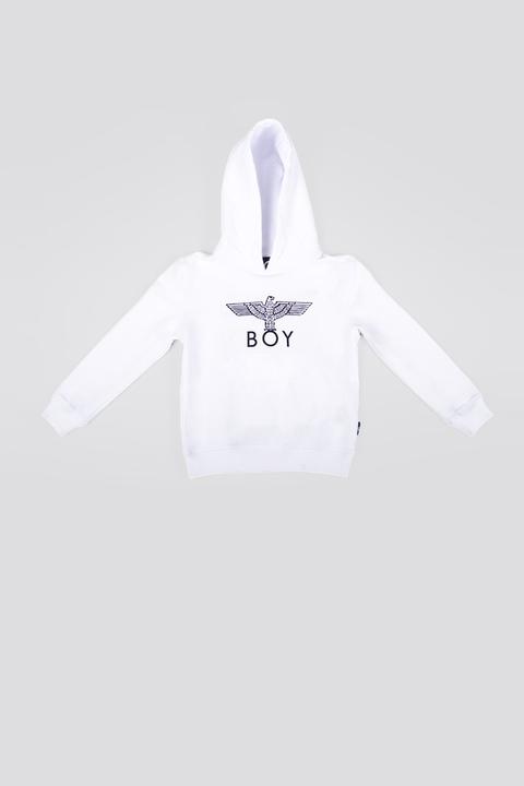 Boy Eagle Hood Kids - White/black