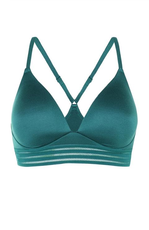 Teal T-shirt Bralette