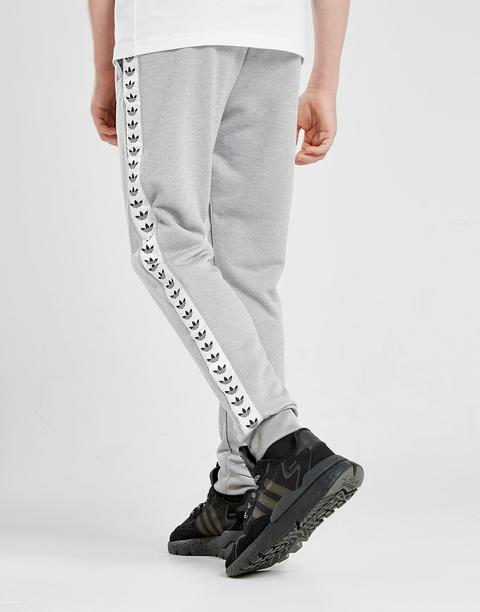 adidas grey tape joggers