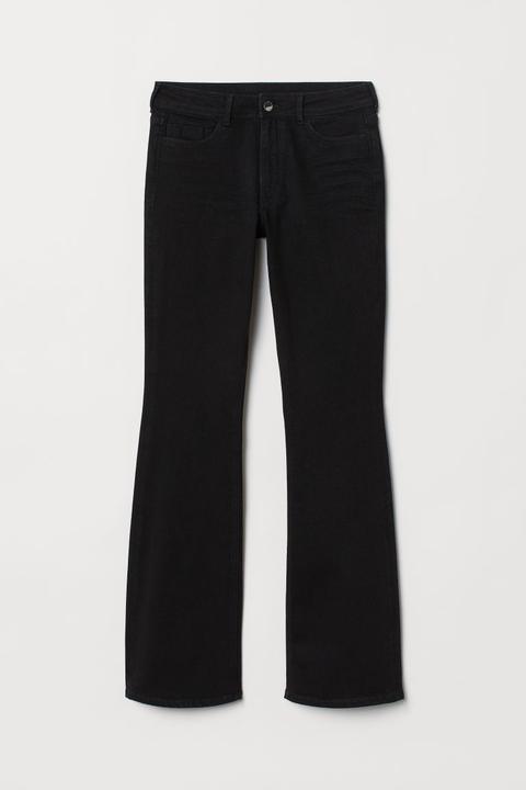 H & M - Mini Flare High Jeans - Noir
