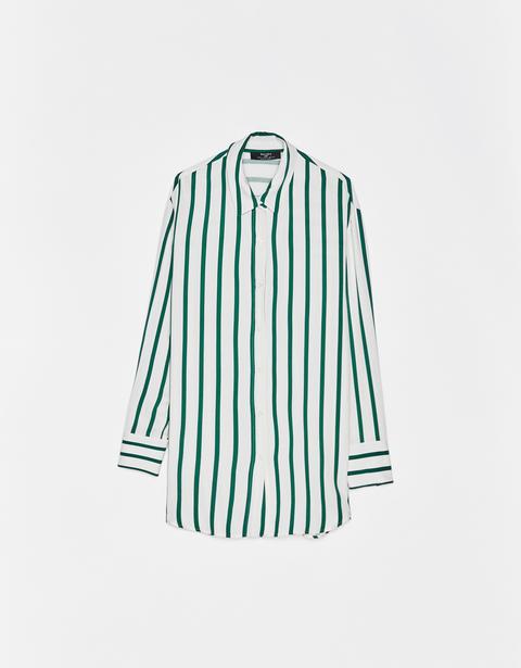 Camicia Oversize A Righe