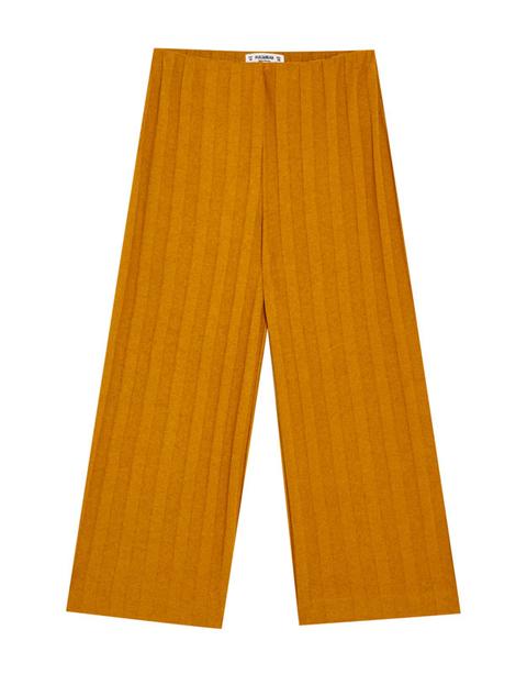 Pantaloni Culotte A Coste