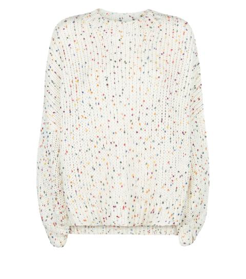 white slouch jumper
