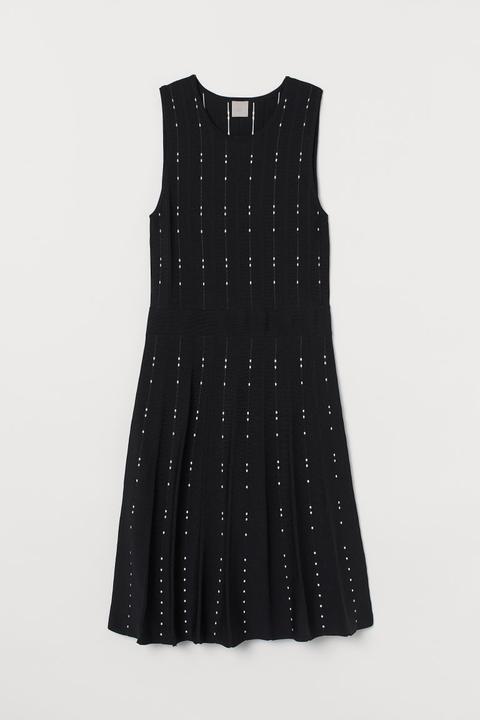 Vestido De Punto - Negro