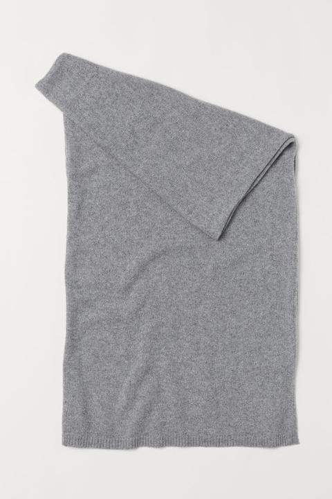 H & M - Sciarpa In Cashmere - Grigio