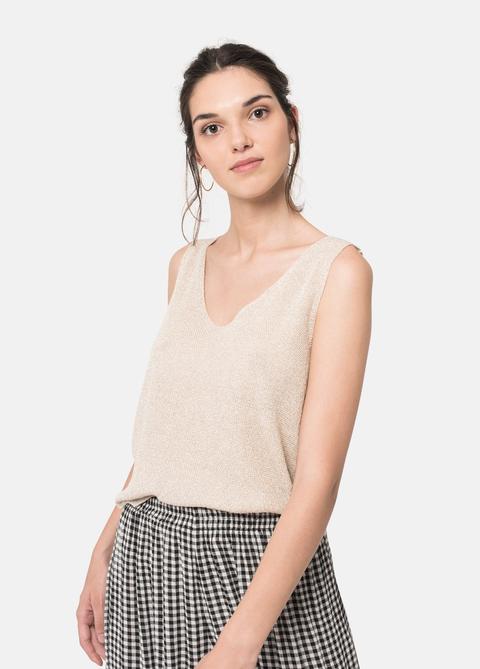 Top Pico Lurex Caeli